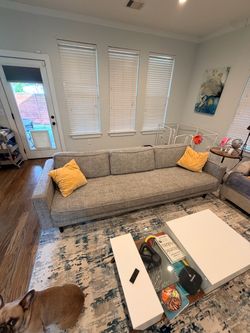 Large sofa grey - normal wear
