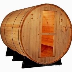 6' Foot Canadian PINE WOOD Barrel Sauna WET / DRY SPA 4 Person Size 9KW Upgrade