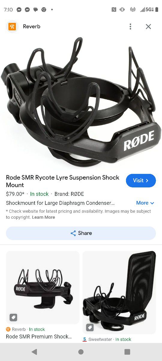 Rode Microphone Shock Absorber