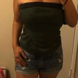 S Green Corset Top New /Blusa Corset S Nueva 