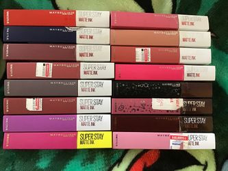 New Maybelline superstay matte ink lipsticks