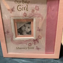 Baby Girl Memory Book New 