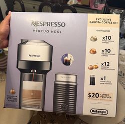 Nespresso Vertuo Next with frother BRAND NEW