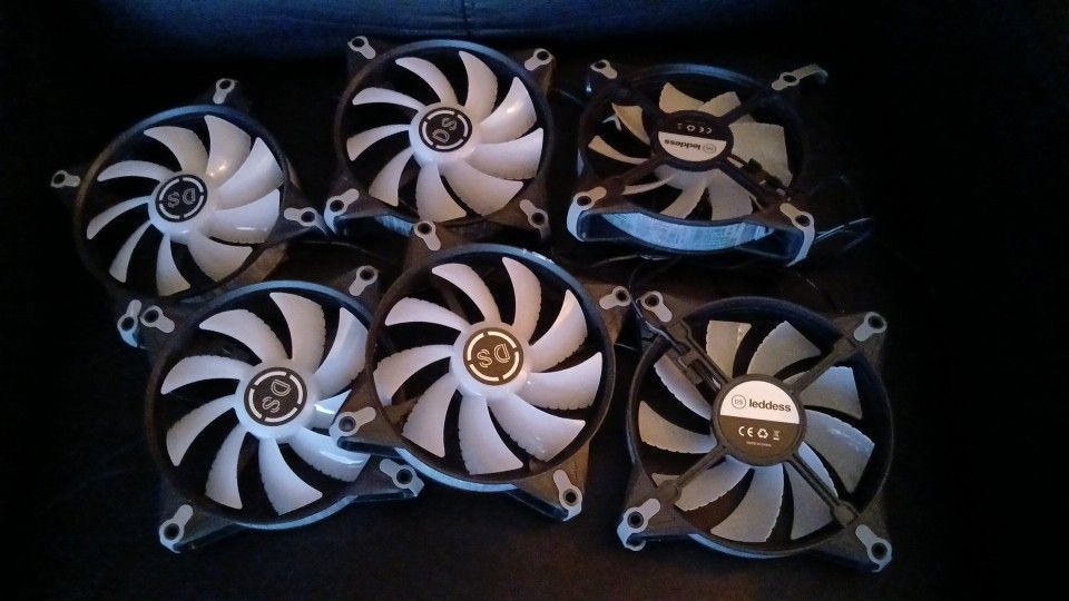 6 Rgb Pc Fans Like New #cheap #pc #steam #games #4k #smart #Xbox #Playstation #TV #pc