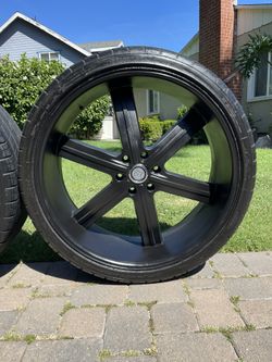 6 Lug Nut Rims & TIRES/ Rines & LLANTAS De 6 birlos (6x5.5) Size: 26”