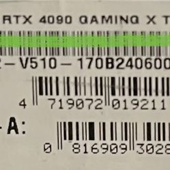 MSI GeForce RTX 4090 GAMING X TRIO 24G / BNIB