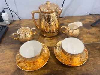 McCoy 24 K Gold Tea/Coffee Set