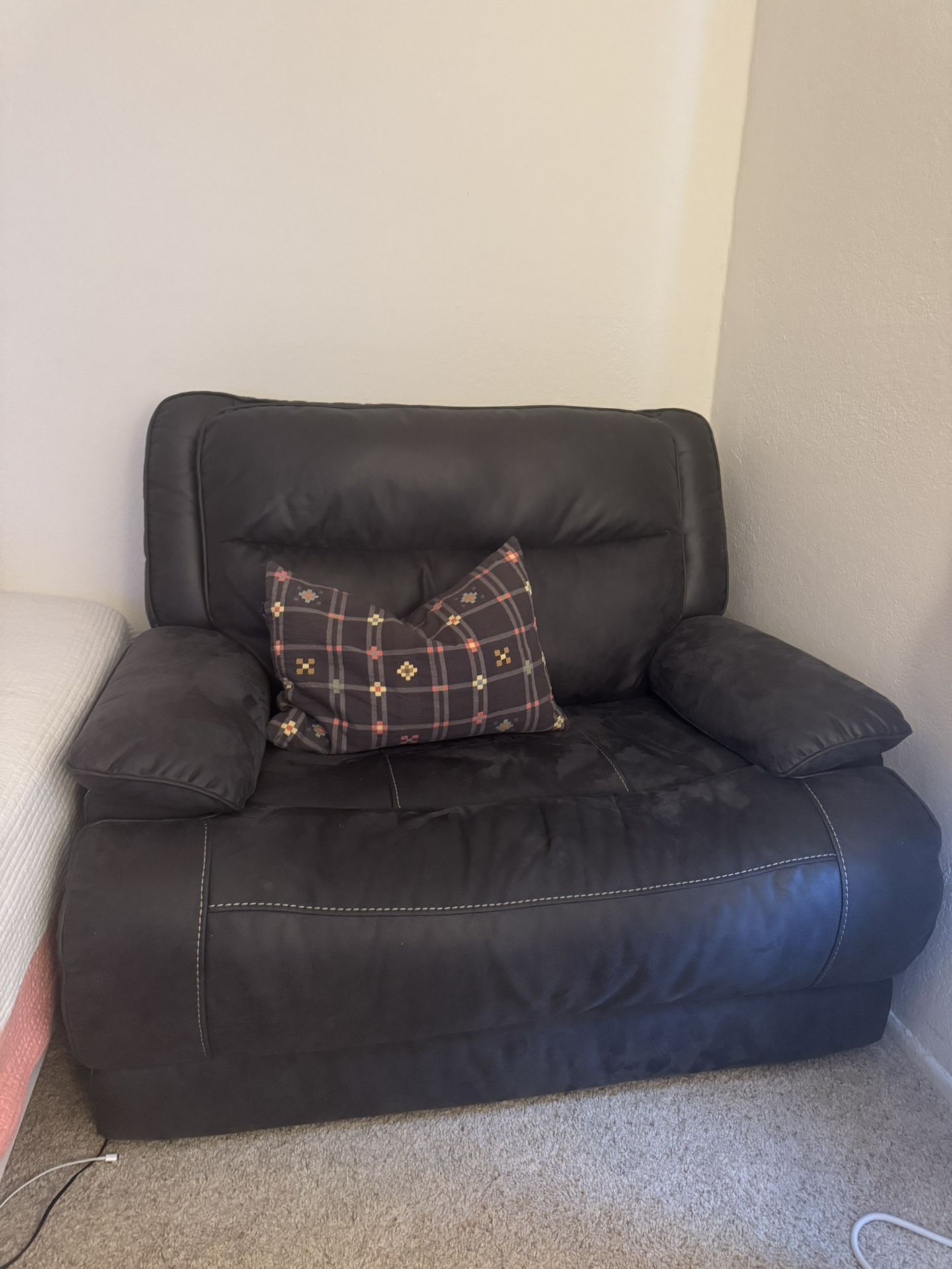 Brown Recliner Sofa