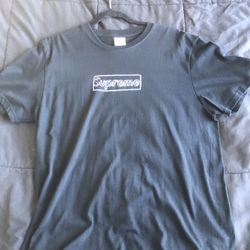 SUPREME BLACK KAWS BOGO SHIRT LARGE