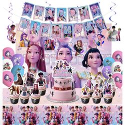 K Pop Demon Hunters Birthday 🎉 Decor 
