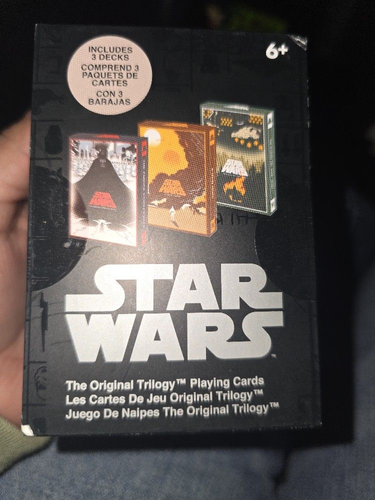 3 Pack Of Star Wars Card Games