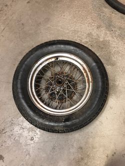 Triumph Harley chopper wheel