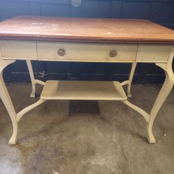 Nice Solid Wood Desk 41 1/2 L x 28 W x  29 1/2 H