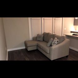 Beige L Shape Couch For Sale