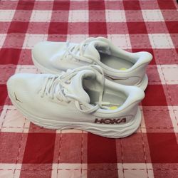 HOKA Shoes – Size 9B (White)