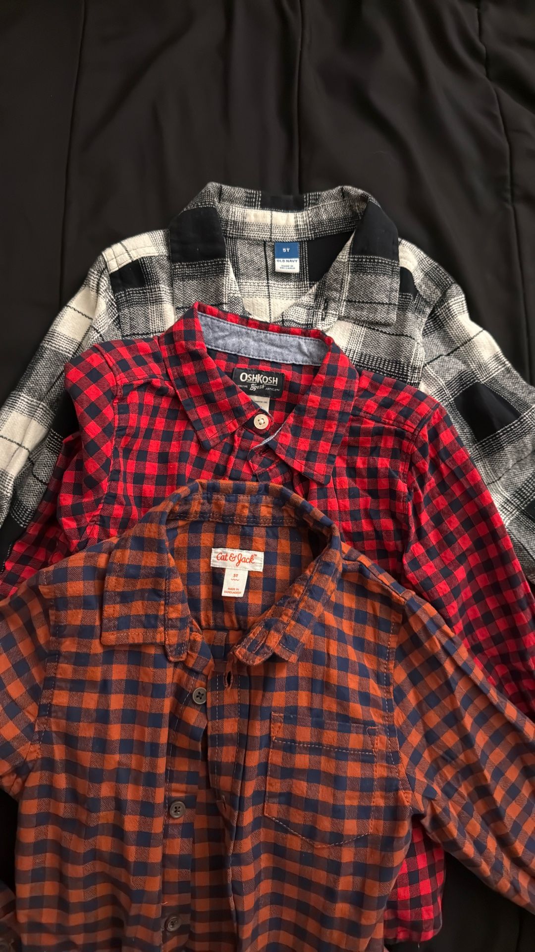 Boy Long Sleeve Flannels 