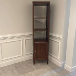 Ethan Allen Solid Wood Display Cabinet – 73”H x 18”W x 16”D