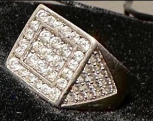 Men's silver ring / Size 9.5