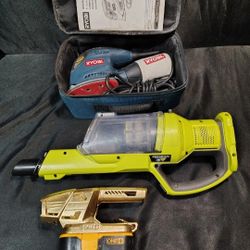 Ryobi Sander Ryobi Vacuum Ryobi Flashlight Ryobi Battery Four-piece Set