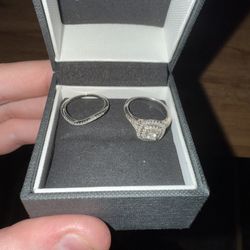  3/8 CT 10K Diamond Ring