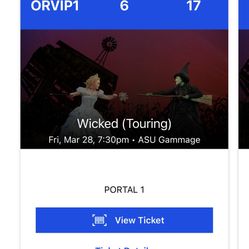 Wicked At Gammage March 28