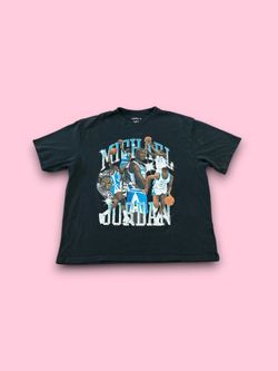 Nike Jordan Flight Essentials Men's Graphic T-Shirt Black Powder Blue HQ8940-010