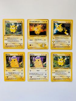 1999 Pikachu Pokémon Card Set (1st edition card included)