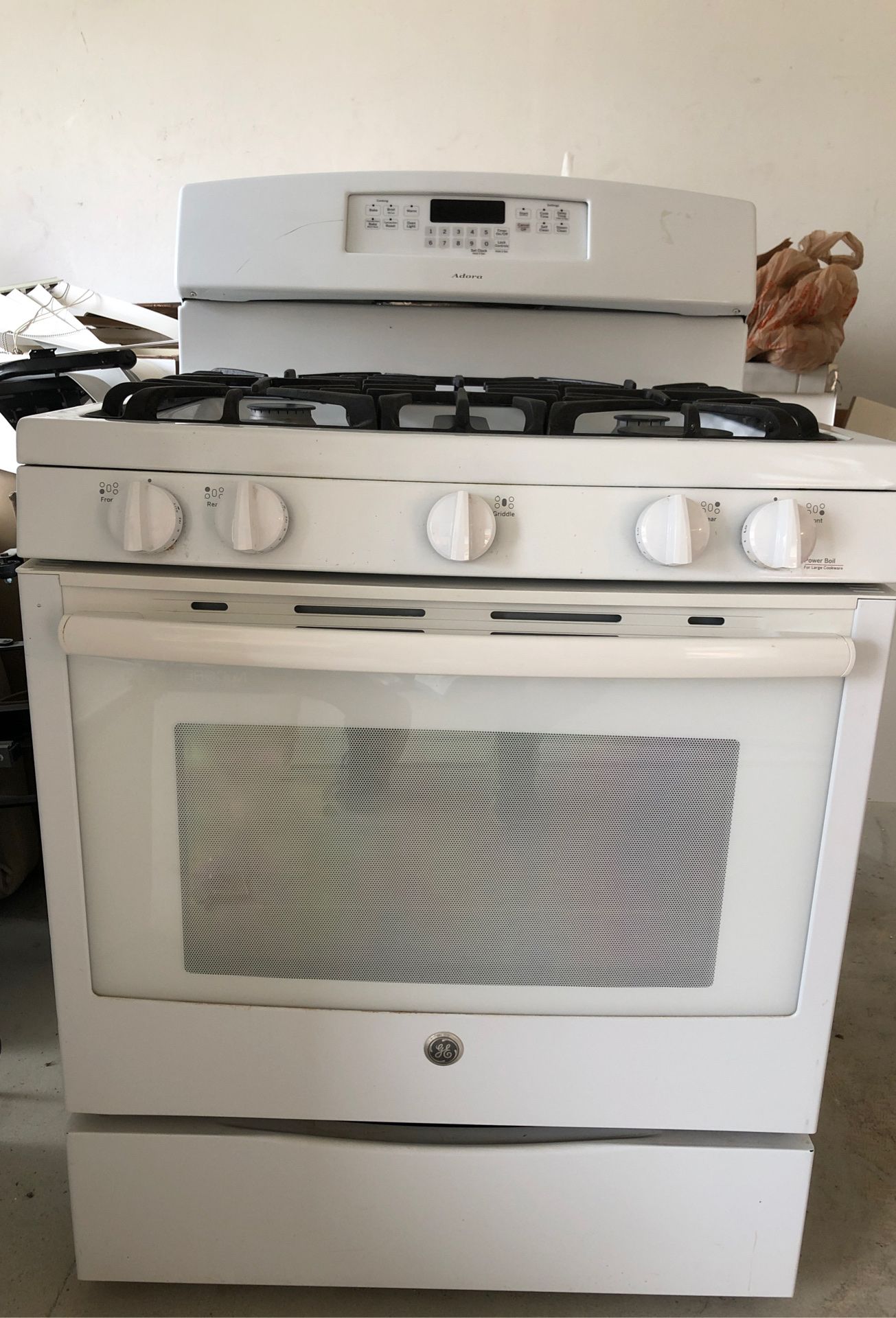 Ge Adora Gas Range Owners Manual