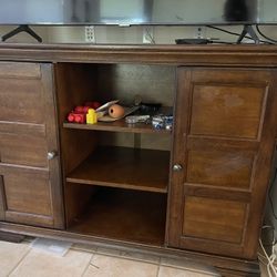 Wood TV Stand