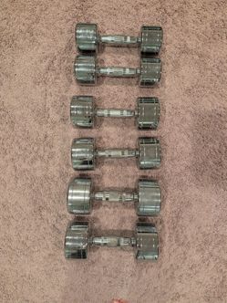 Dumbbells set. 15,20,25lbs