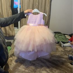 Blush party dress