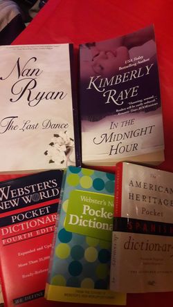 2- Novels and 3 Dictionaries. All for $6