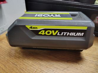 Ryobi 4.0ah battery 40v used