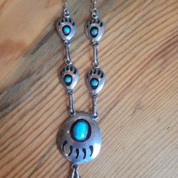 Beautiful Turquoise Vintage Necklace 