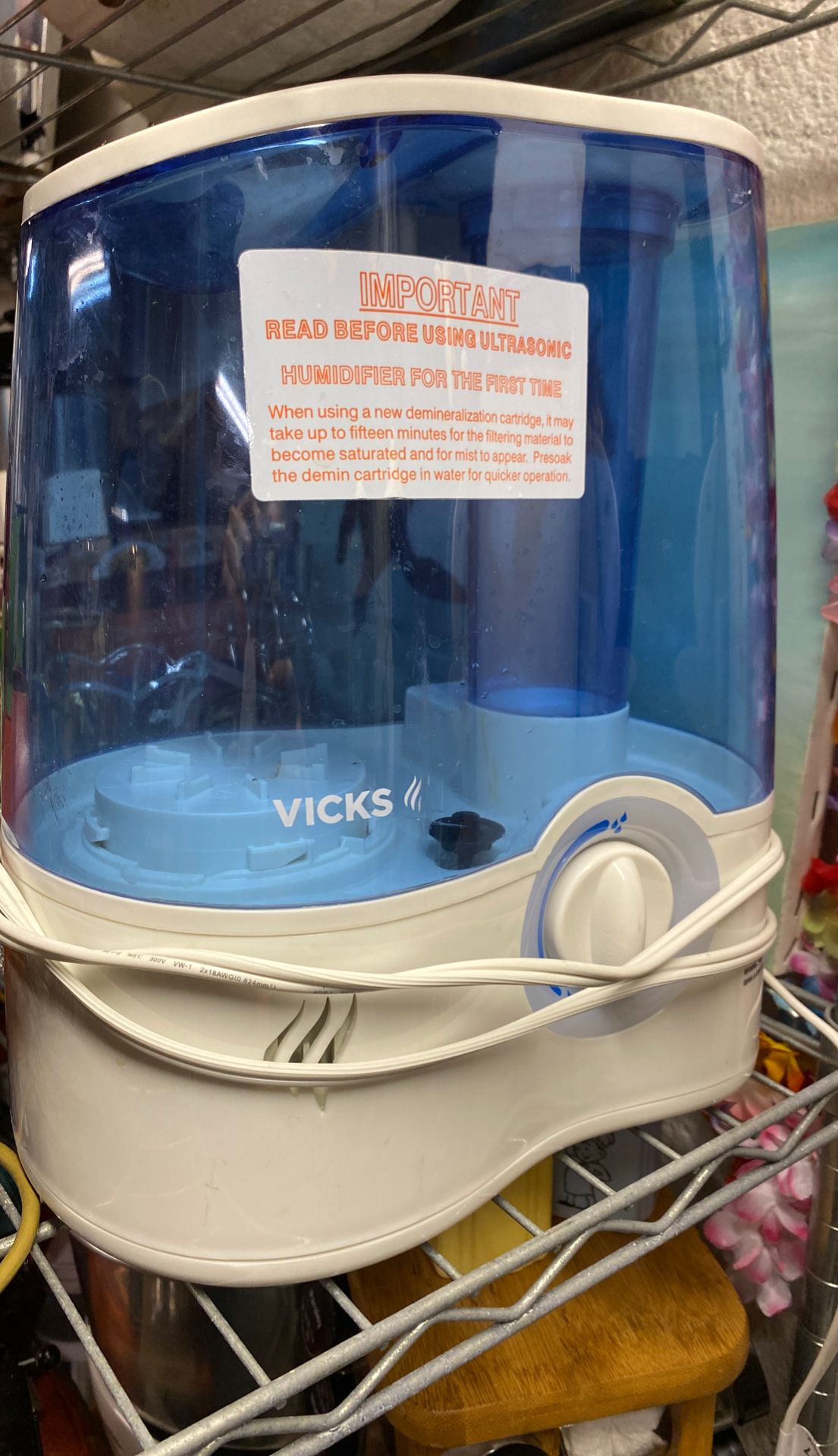 Vick’s dehumidifier