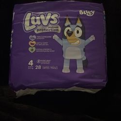 Bluey Diaper Size 4