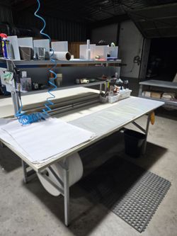 Deluxe Uline Industrial Work Bench with Overhead Shelf