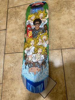 Rare Primitive Nick Tucker Pro Model Deck – Multiple Primitive Rider Signatures – Never Skated