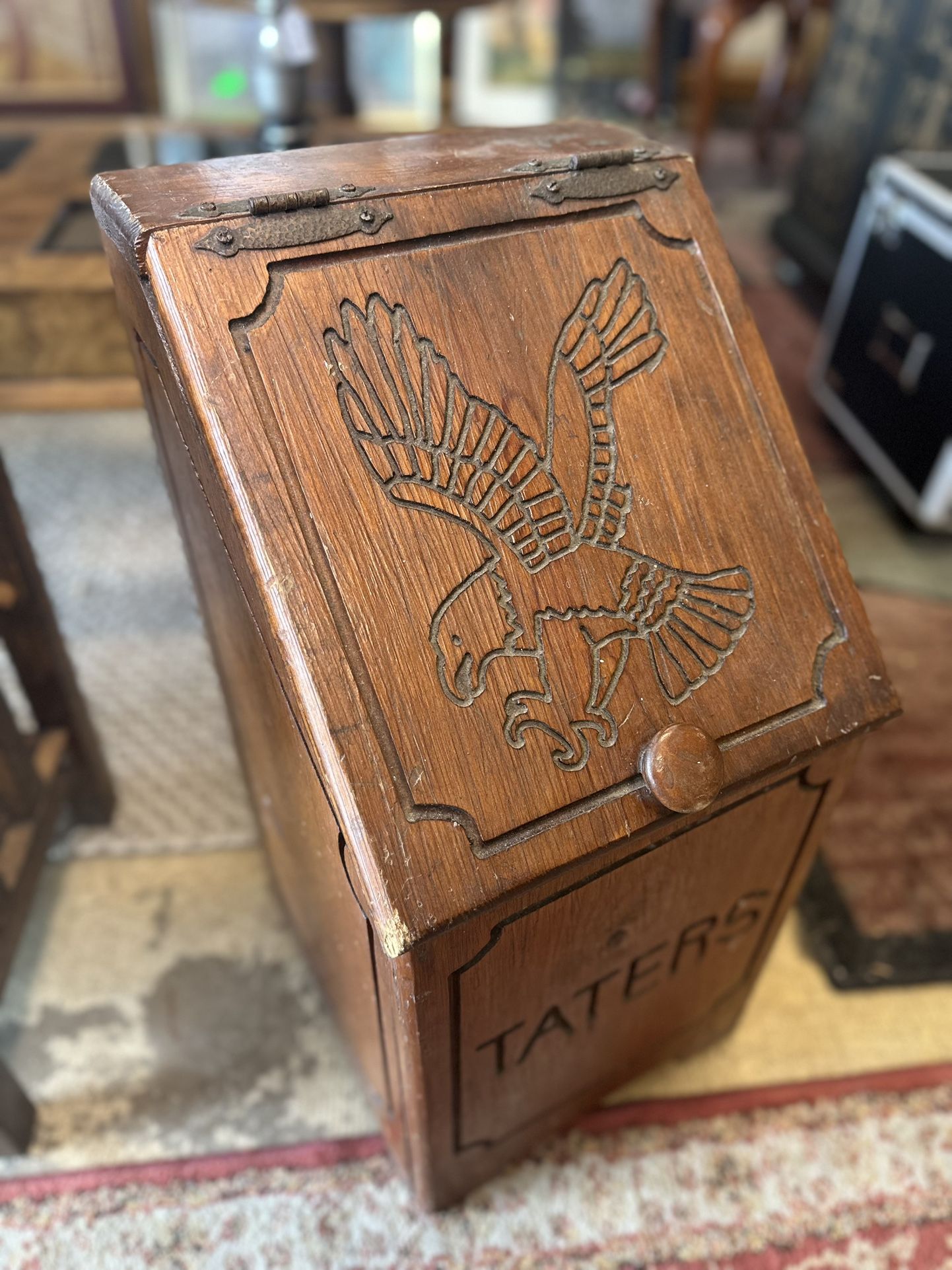 TATER BOX! 🥔 Wooden Storage Container