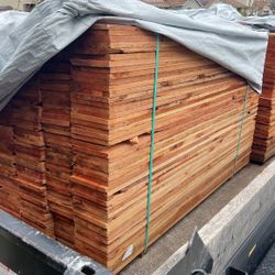 1”x8”x6’ Redwood Fence Boards