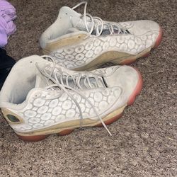 Pink and Beige Jordan 13