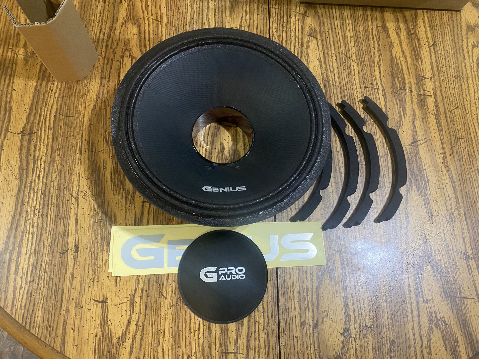 New Recone Kits 10” Genius Audio M0910 Midrange Midbass Speaker $50 Each