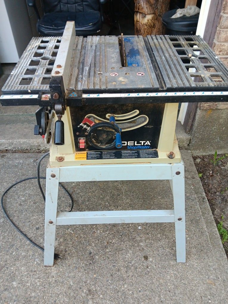 Delta Shop Master Table Saw With Stand