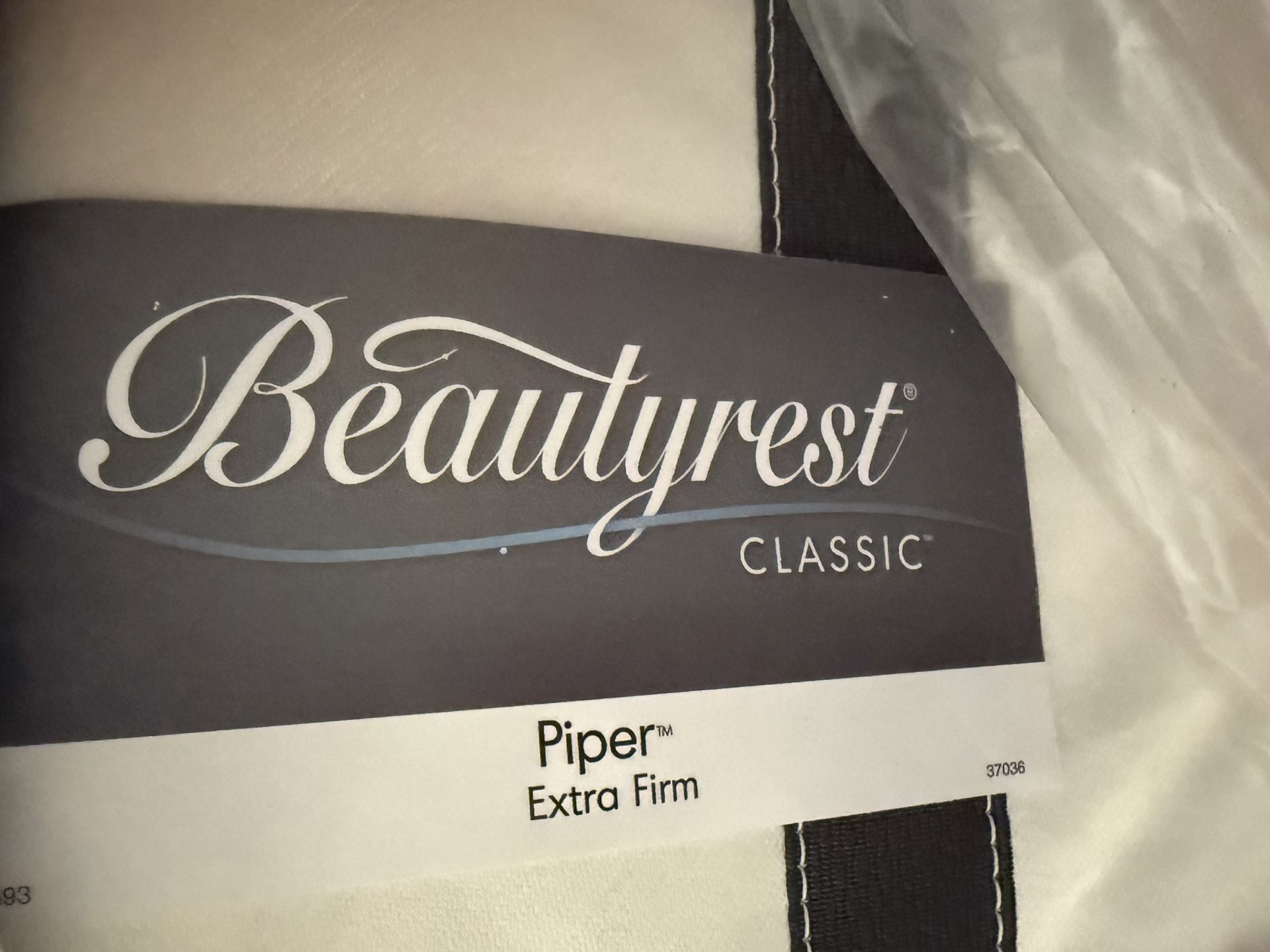 Beautyrest King Mattress with Box And Frame