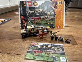 LEGO Jurassic World Pyroraptor & Dilophosaurus Transport set 76951