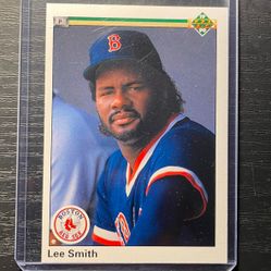 1990 Upper Deck Lee Smith Baseball Card #393