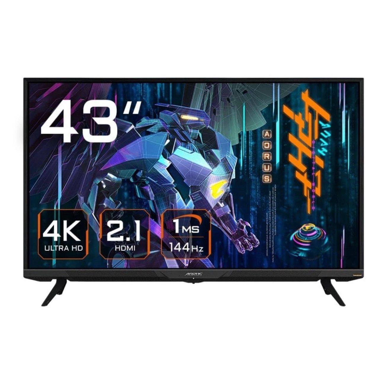 The AORUS FV43U 43" LED 4K UHD FreeSync Premium Pro Gaming Monitor with HDR