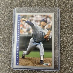 NOLAN RYAN Signed Card