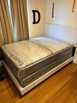 Queen Size Mattress Pillow Top