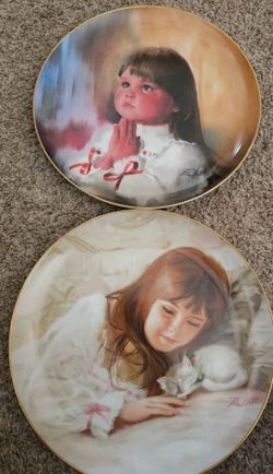 Donald Zolan Children at Christmas Collector Plates